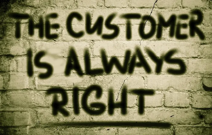 Framed Print : The Customer Is Always Right Print Framed Print : The Customer Is Always Right Print