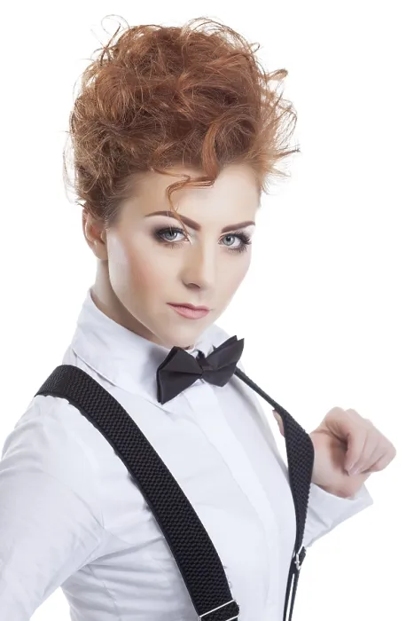 Framed Print : Cute Red-Haired Model Print Framed Print : Cute Red-Haired Model Print