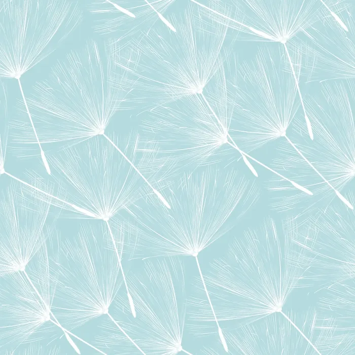 Framed Print : Dandelions Floating Over Blue Print Framed Print : Dandelions Floating Over Blue Print