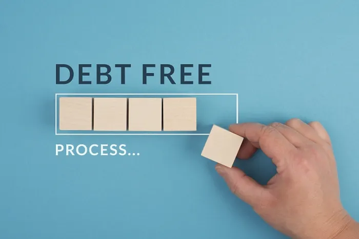 Framed Print : Debt Free in Process Print - Financial Freedom Achieved Framed Print : Debt Free in Process Print - Financial Freedom Achieved