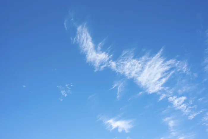 Framed Print : Delicate Cirrus Clouds Print, Lower Saxony Sky