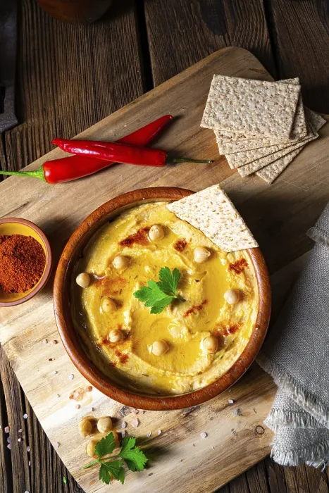 Framed Print : Hummus Paste Print