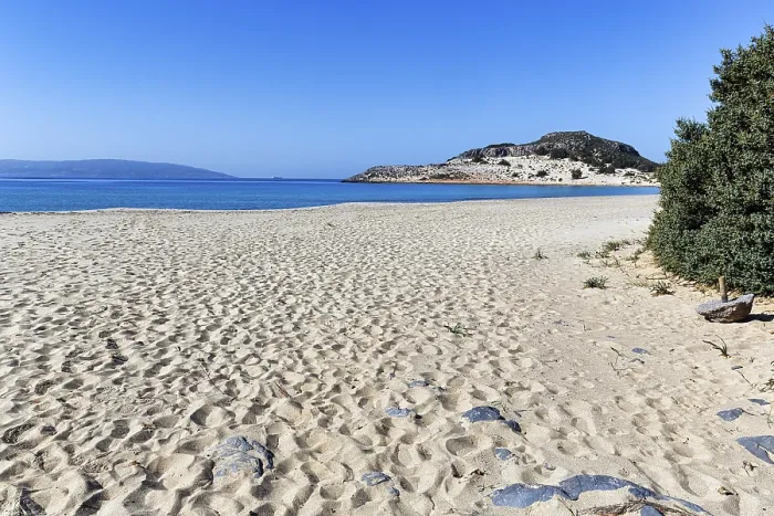 Framed Print : Deserted Dream Beach Print, Elafonisos, Greece Framed Print : Deserted Dream Beach Print, Elafonisos, Greece