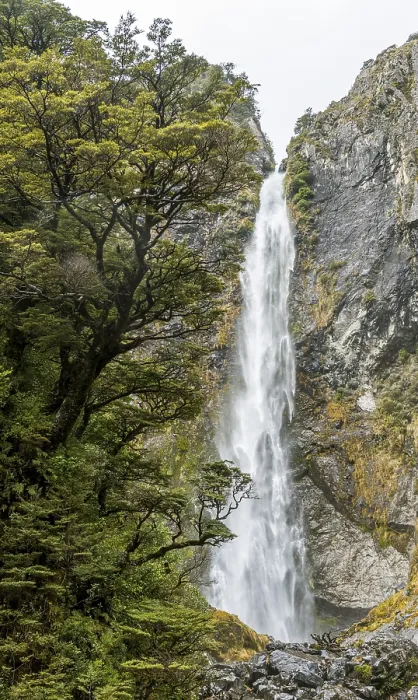 Framed Print : Devils Punchbowl Falls Print, Arthur's Pass, New Zealand Framed Print : Devils Punchbowl Falls Print, Arthur's Pass, New Zealand
