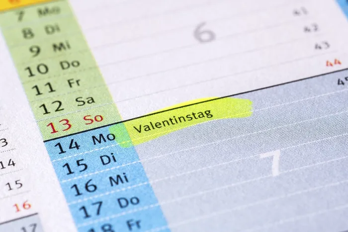 Framed Print : Valentine's Day Diary Print, Germany Framed Print : Valentine's Day Diary Print, Germany