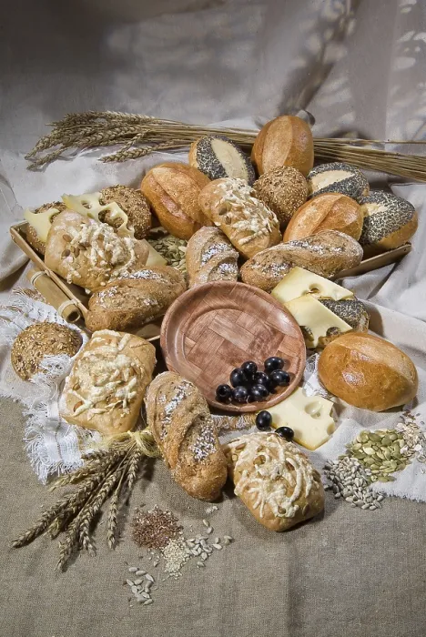 Framed Print : Different kinds of bread and pastry Print, Novosibirsk, Russia Framed Print : Different kinds of bread and pastry Print, Novosibirsk, Russia