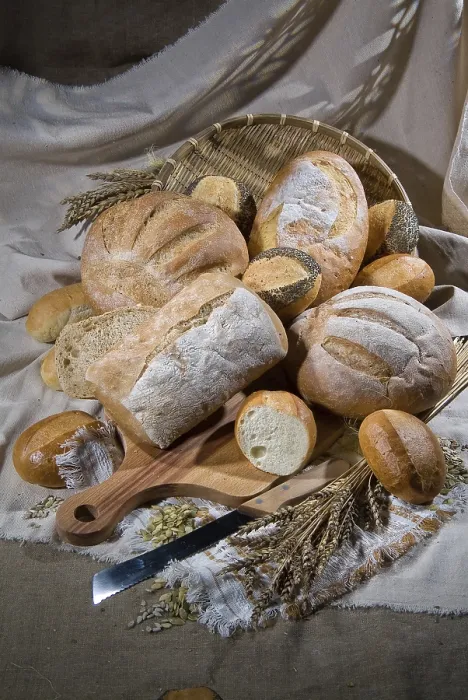 Framed Print : Different Kinds of Bread and Pastry Print Framed Print : Different Kinds of Bread and Pastry Print