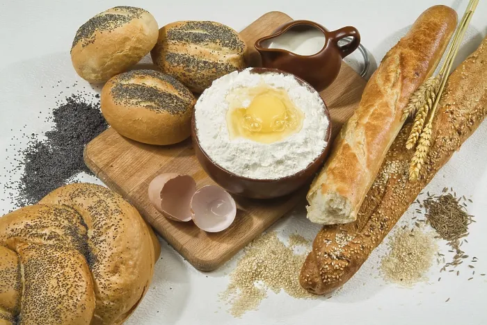 Framed Print : Different Kinds of Bread Studio Print Framed Print : Different Kinds of Bread Studio Print