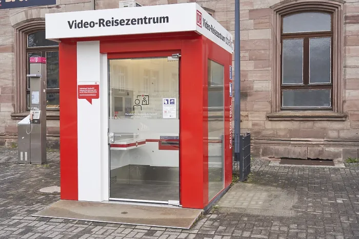 Framed Print : Digitalization, Modernization Print: DB Remote Video Travel Center
