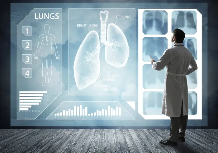 Framed Print : Digital Medicine Print: Doctor's Interface with Tablet Framed Print : Digital Medicine Print: Doctor's Interface with Tablet