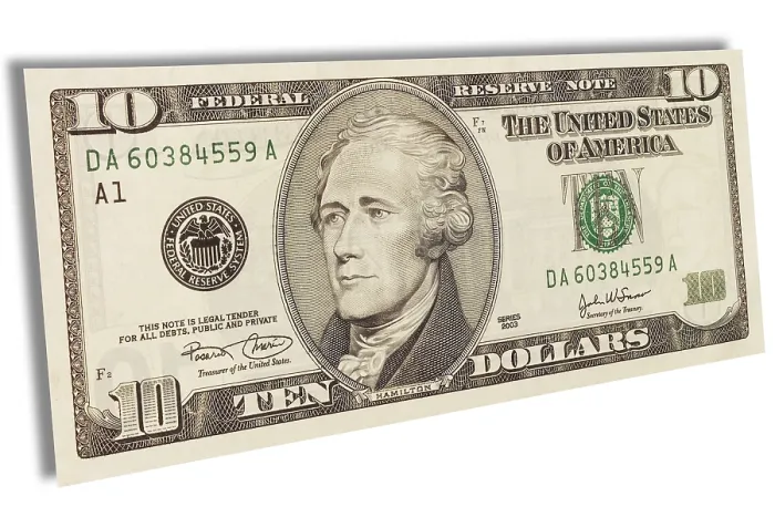 Framed Print : Alexander Hamilton Portrait Print on Ten Dollar Bill Framed Print : Alexander Hamilton Portrait Print on Ten Dollar Bill