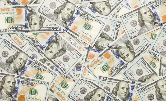Framed Print : One Hundred Dollar Bills Print Framed Print : One Hundred Dollar Bills Print