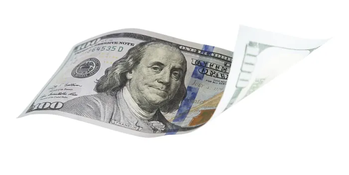 Framed Print : One Hundred Dollar Bill Falling Print Framed Print : One Hundred Dollar Bill Falling Print