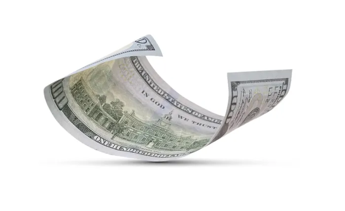 Framed Print : One Hundred Dollar Bill Print with Drop Shadow Framed Print : One Hundred Dollar Bill Print with Drop Shadow
