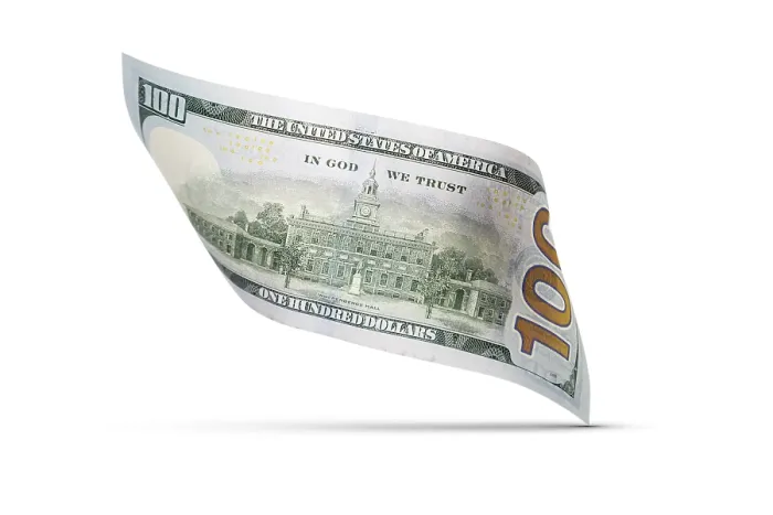 Framed Print : One hundred dollar bill print isolated on white Framed Print : One hundred dollar bill print isolated on white