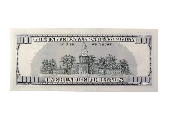 Framed Print : The Back of a One Hundred Dollar Bill Print Framed Print : The Back of a One Hundred Dollar Bill Print