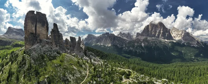Framed Print : Dolomites Mountain Landscape Print Framed Print : Dolomites Mountain Landscape Print