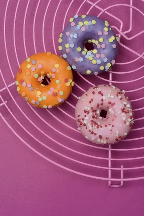 Framed Print : Donuts on Wire Rack Print