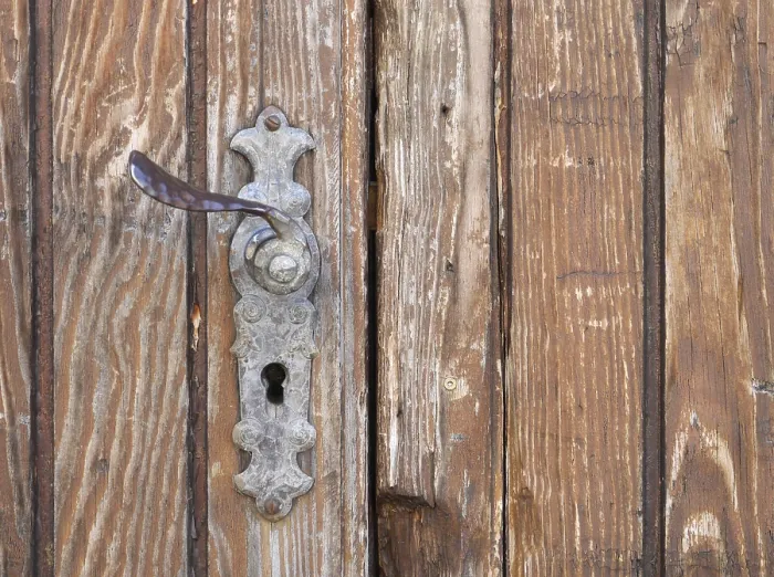 Framed Print : Door Lock Print - ImageBROKER Framed Print : Door Lock Print - ImageBROKER