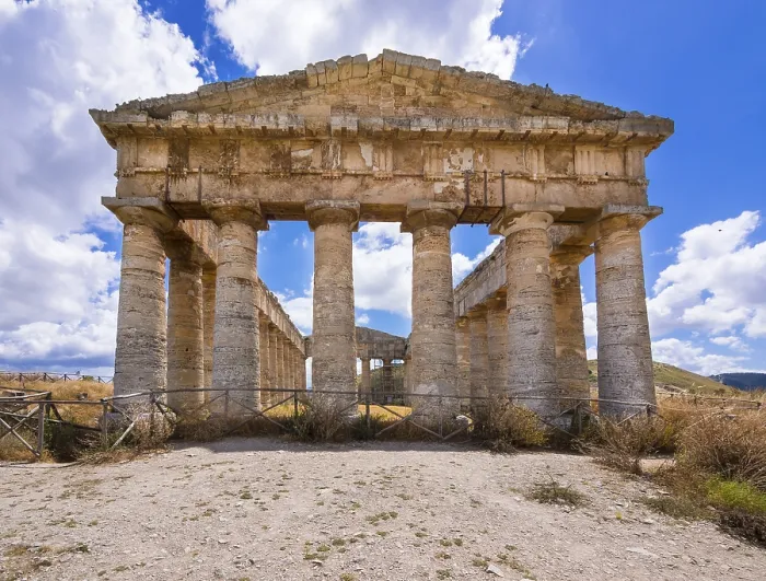 Framed Print : Doric Temple of Segesta Print, Sicily, Italy Framed Print : Doric Temple of Segesta Print, Sicily, Italy