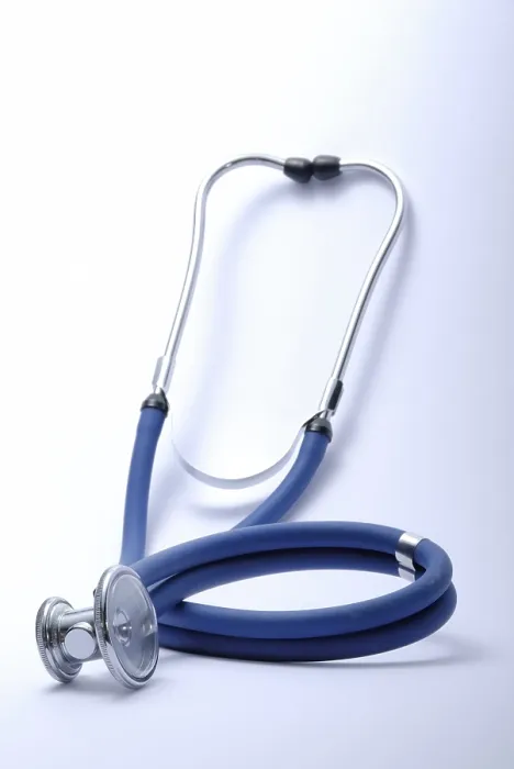 Framed Print : Double-headed Stethoscope Print Framed Print : Double-headed Stethoscope Print