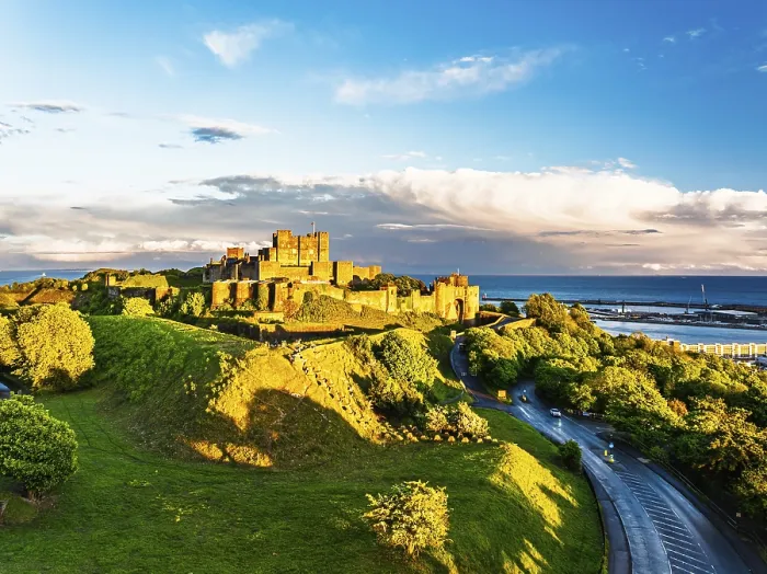 Framed Print : White Cliffs Dover Castle Print, Kent, England Framed Print : White Cliffs Dover Castle Print, Kent, England