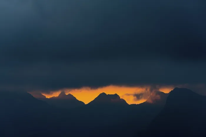 Framed Print : Dramatic Clouds Above Lechtal Mountains Print, Austria Framed Print : Dramatic Clouds Above Lechtal Mountains Print, Austria