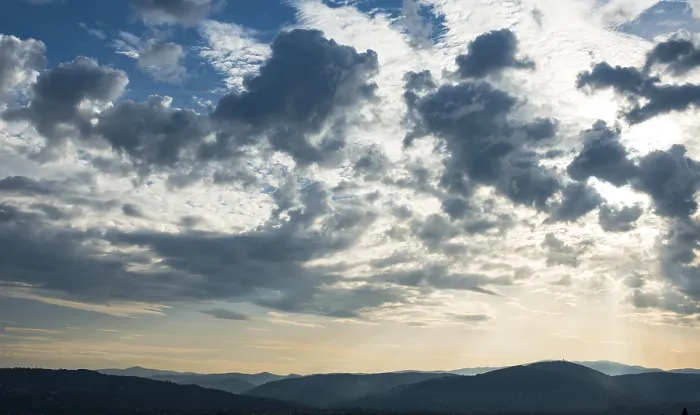 Framed Print : Dramatic Clouds Print, Tuscany Twilight Framed Print : Dramatic Clouds Print, Tuscany Twilight
