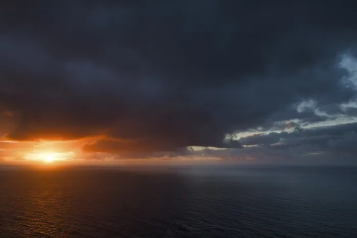 Framed Print : Dramatic Dark Cloudy Sky Print at Sunset, Tenerife Framed Print : Dramatic Dark Cloudy Sky Print at Sunset, Tenerife