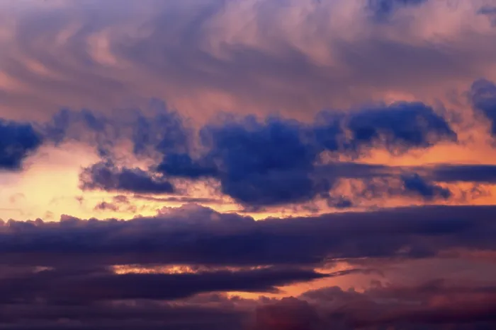 Framed Print : Dramatic Evening Sky Print, Wedel, Germany