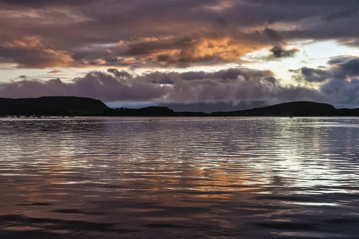 Framed Print : Dramatic Evening Sky Print, Oban Coast Sunset Framed Print : Dramatic Evening Sky Print, Oban Coast Sunset