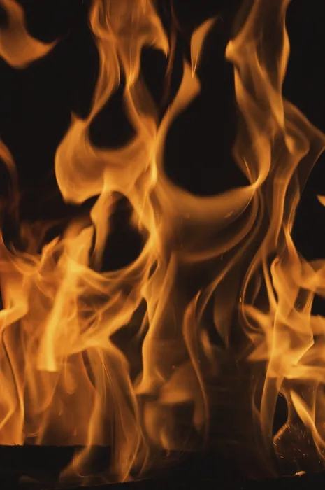 Framed Print : Dramatic Flames Print Against Dark Background Framed Print : Dramatic Flames Print Against Dark Background