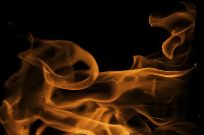 Framed Print : Dramatic Flames Print Against Dark Background Framed Print : Dramatic Flames Print Against Dark Background
