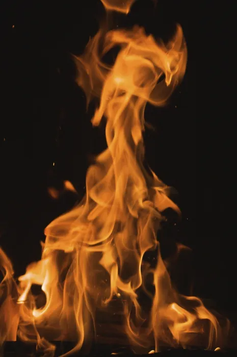 Framed Print : Dramatic Flames Print Against Dark Background Framed Print : Dramatic Flames Print Against Dark Background