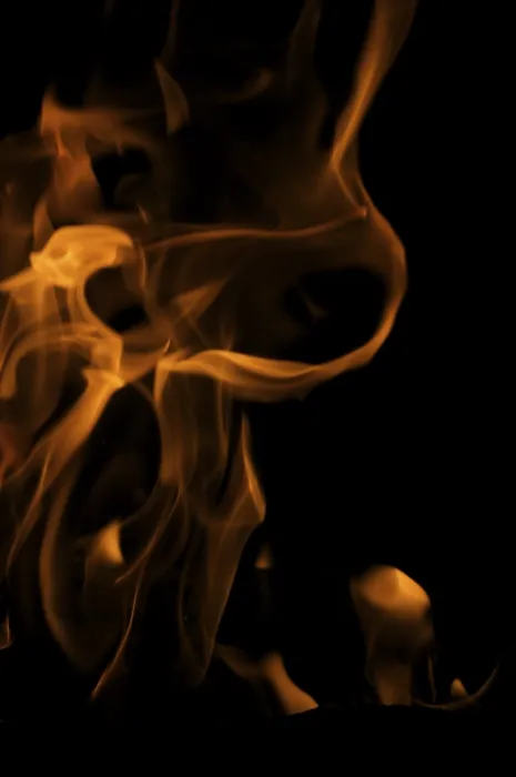 Framed Print : Dramatic Flames Print Against Dark Background Framed Print : Dramatic Flames Print Against Dark Background