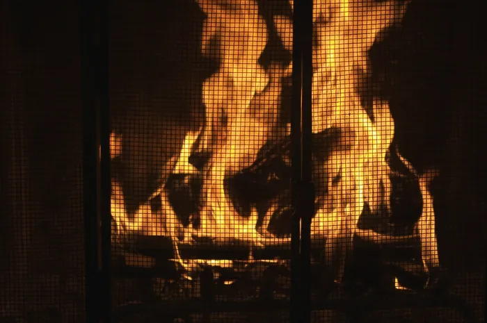 Framed Print : Dramatic Flames Print Against Dark Background Framed Print : Dramatic Flames Print Against Dark Background