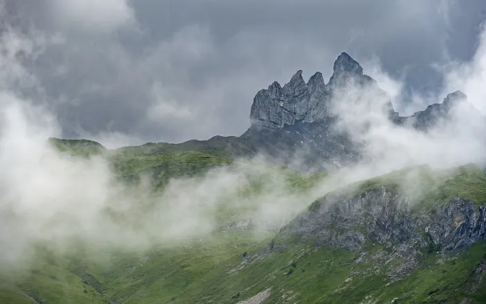 Framed Print : Dramatic Mountain Landscape Print, Bernese Alps, Switzerland Framed Print : Dramatic Mountain Landscape Print, Bernese Alps, Switzerland