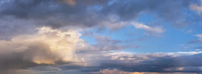 Framed Print : Dramatic Thunderclouds Print in Evening Light