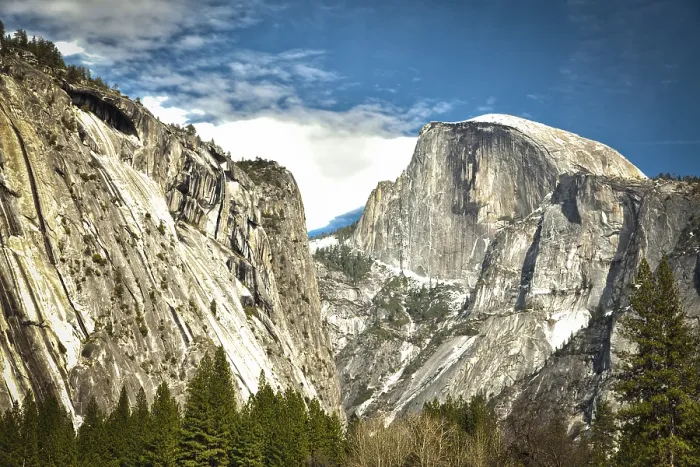 Framed Print : Dramatic View of Half Dome at Yosemite Print Framed Print : Dramatic View of Half Dome at Yosemite Print