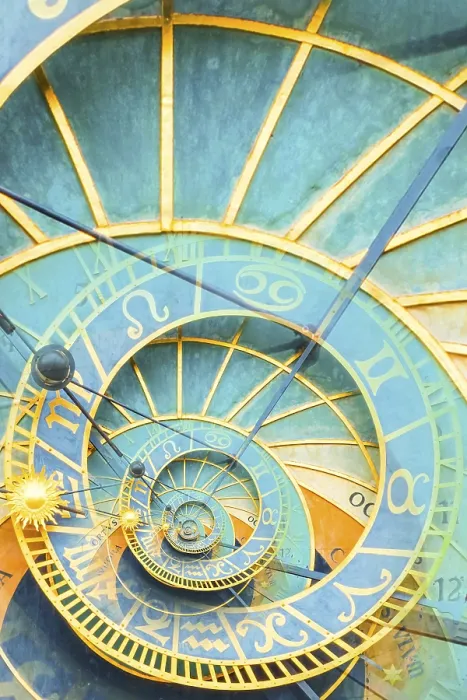 Framed Print : Timeless Magic Print: Astronomical Clock Illusion