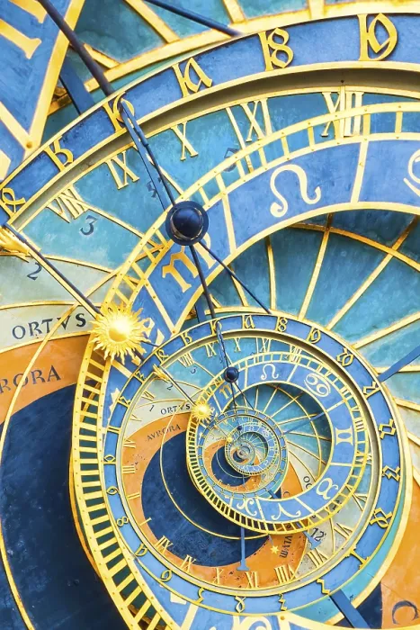 Framed Print : Print of Astronomical Clock Droste Effect in Prague Framed Print : Print of Astronomical Clock Droste Effect in Prague