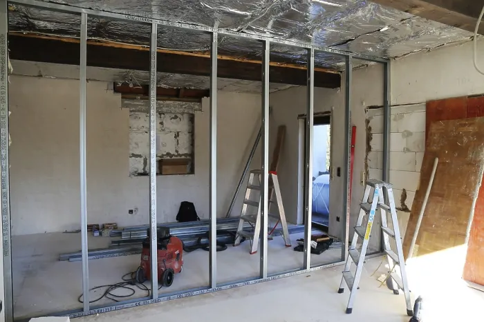 Framed Print : Dry Construction, Dry Lining Print Framed Print : Dry Construction, Dry Lining Print