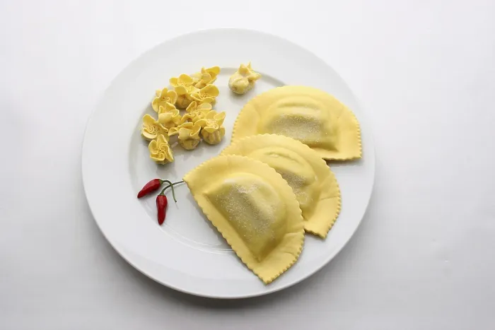 Framed Print : Print of Traditional Austrian Maultaschen Dumplings Framed Print : Print of Traditional Austrian Maultaschen Dumplings