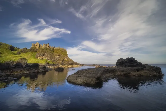 Framed Print : Dunluce Castle Print: Northern Ireland's Cliffside Gem Framed Print : Dunluce Castle Print: Northern Ireland's Cliffside Gem