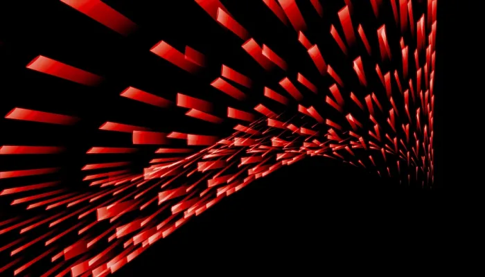 Framed Print : Dynamic Red Light Pattern Print against Black Background Framed Print : Dynamic Red Light Pattern Print against Black Background