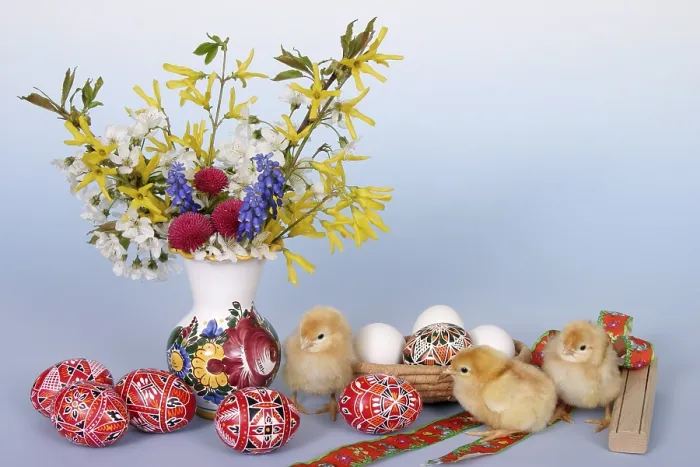 Framed Print : Easter Arrangement Print Framed Print : Easter Arrangement Print