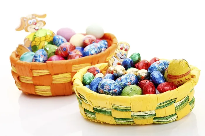 Framed Print : Easter Basket Print Framed Print : Easter Basket Print