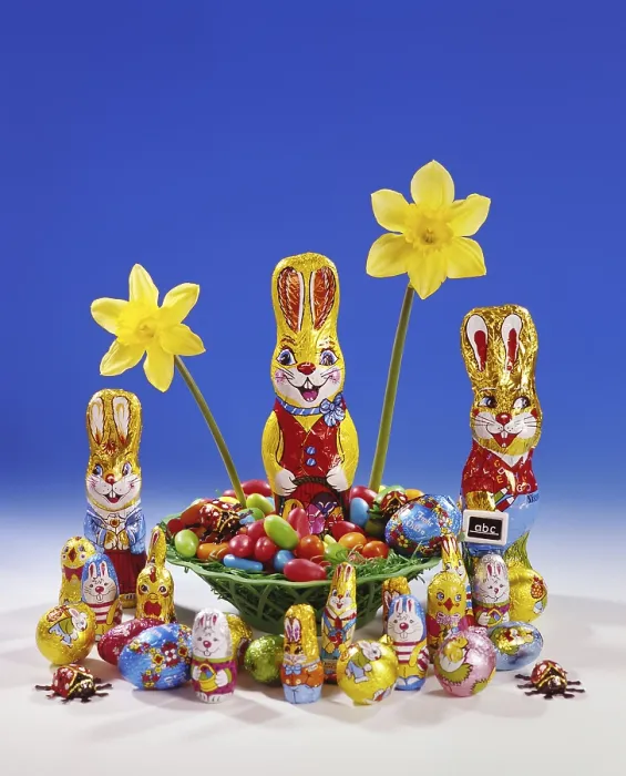 Framed Print : Chocolate Easter Bunny Print - Lower Saxony, Germany Framed Print : Chocolate Easter Bunny Print - Lower Saxony, Germany