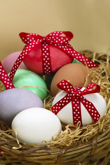 Framed Print : Spotted Red Loop Easter Egg Print Framed Print : Spotted Red Loop Easter Egg Print