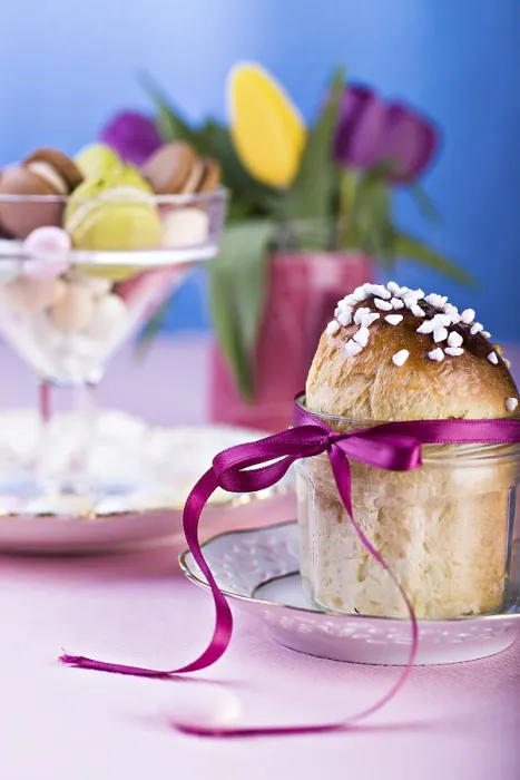Framed Print : The Easter Installation with Easter Bread Print Framed Print : The Easter Installation with Easter Bread Print